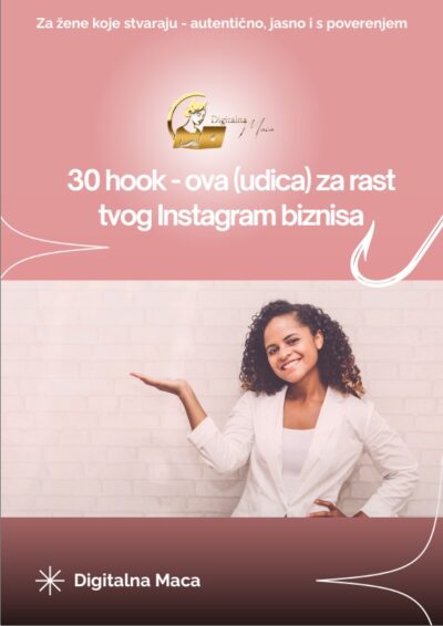 30 Hookova (udica) za rast tvog Instagram biznisa - Vodič